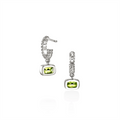 John Hardy Earrings in Silver containing Peridot EBS290341PE