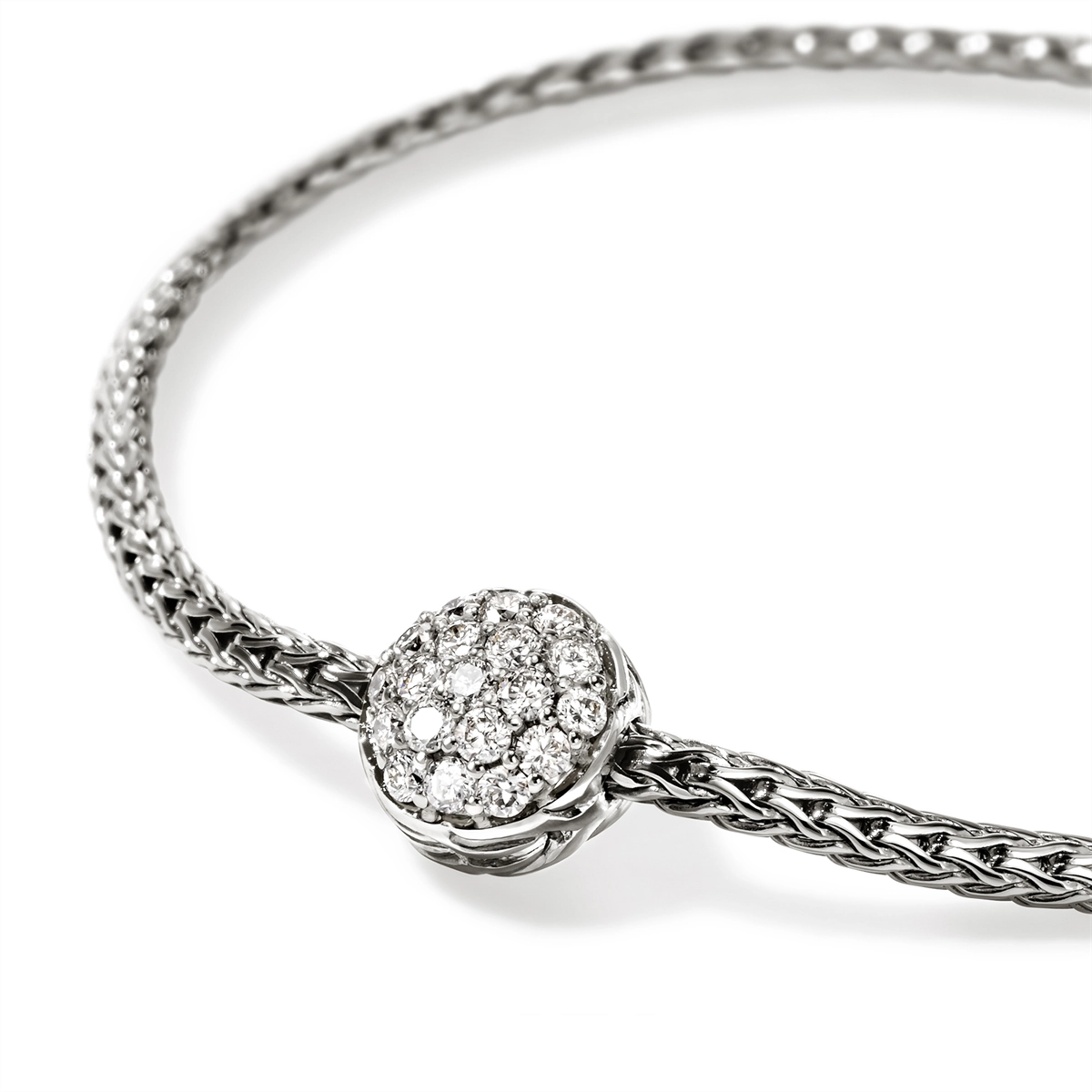 John Hardy Bracelets in Silver containing Diamond BUP987612DIXUM