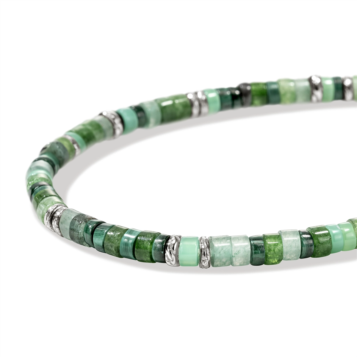 John Hardy Bracelets in Silver containing Quartz, Other, Multi-gemstone, Emerald BUS900698MHQZATRXUL