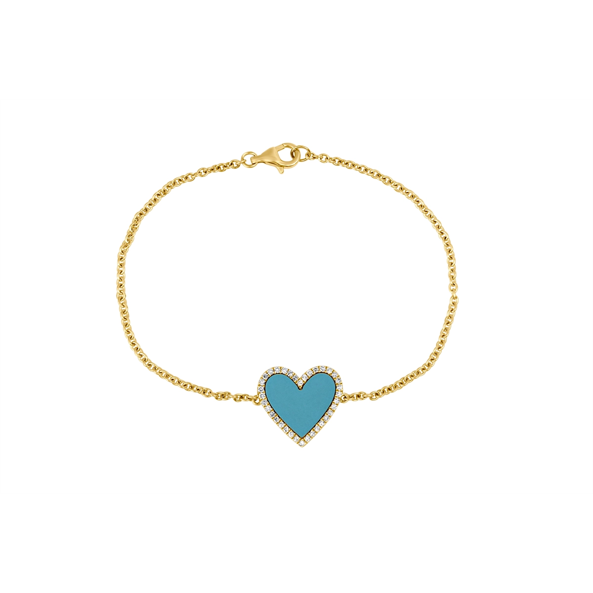 Bracelets Bracelets in Yellow Gold containing Multi-gemstone, Diamond, Turquoise 462800