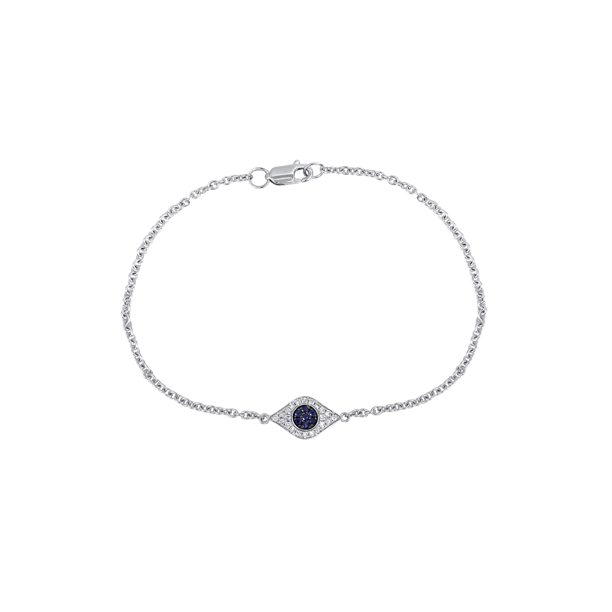 Bracelets Bracelets in White Gold containing Multi-gemstone, Diamond, Sapphire 462801