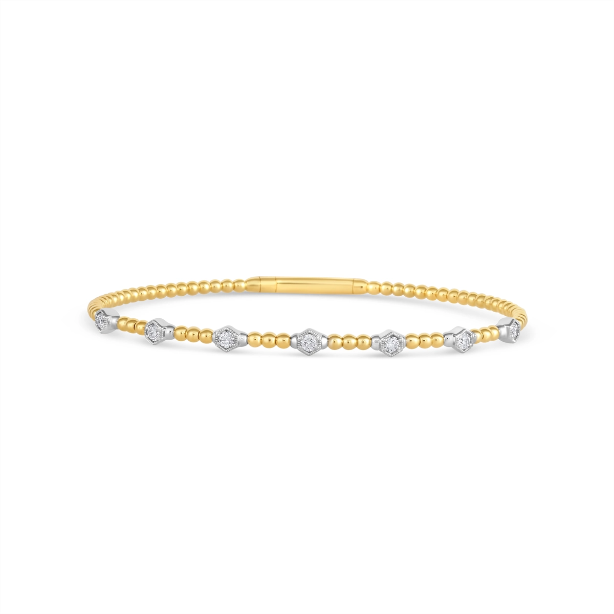 Bracelets Bracelets in Mixed Metals containing Diamond 462820