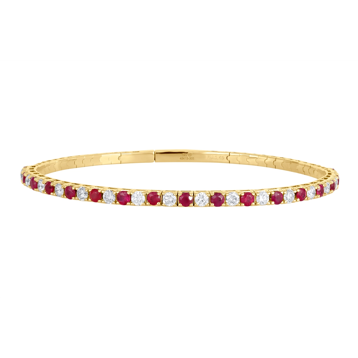 Bracelets Bracelets in Yellow Gold containing Multi-gemstone, Diamond, Ruby 462846