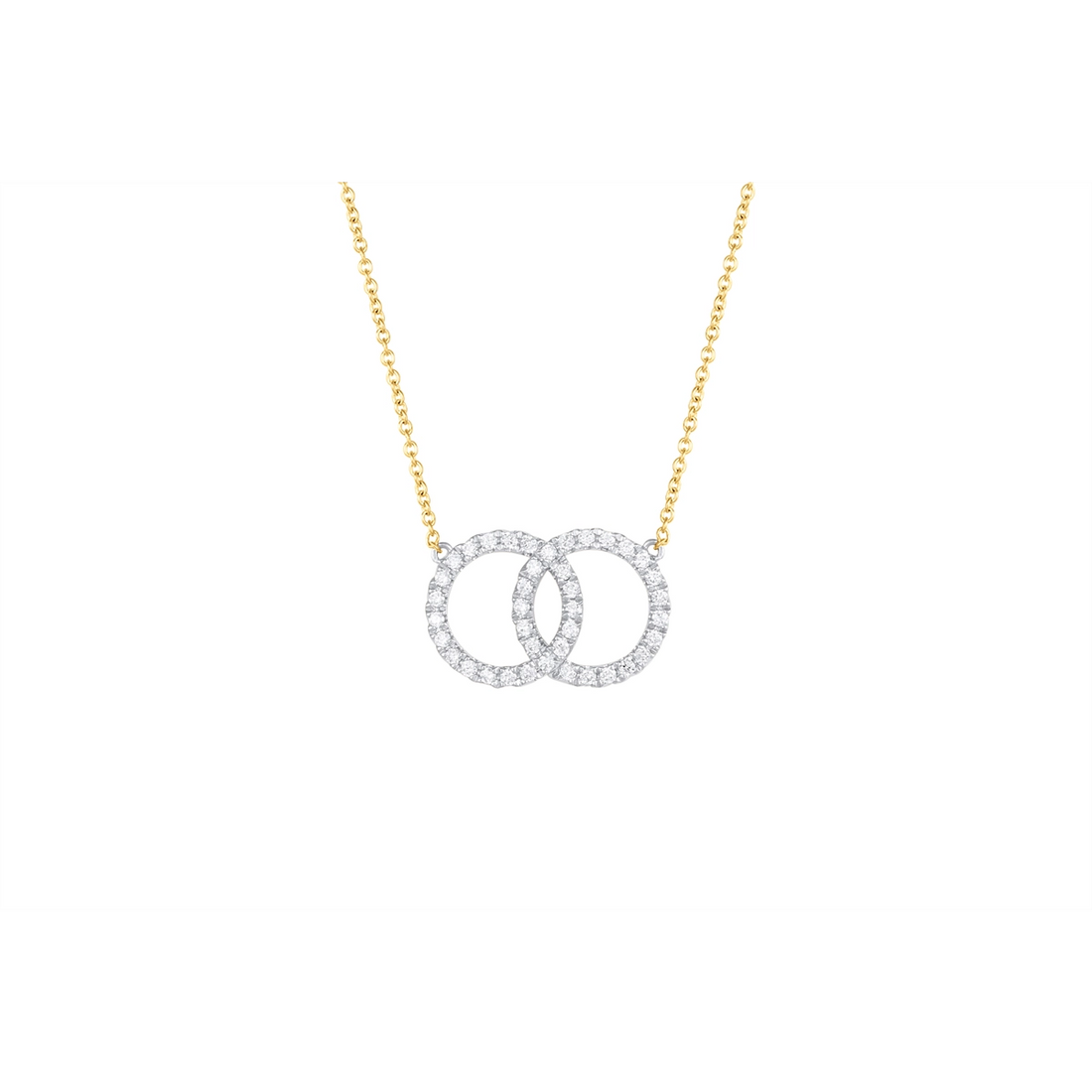 Necklaces Necklaces in Mixed Metals containing Diamond 462892