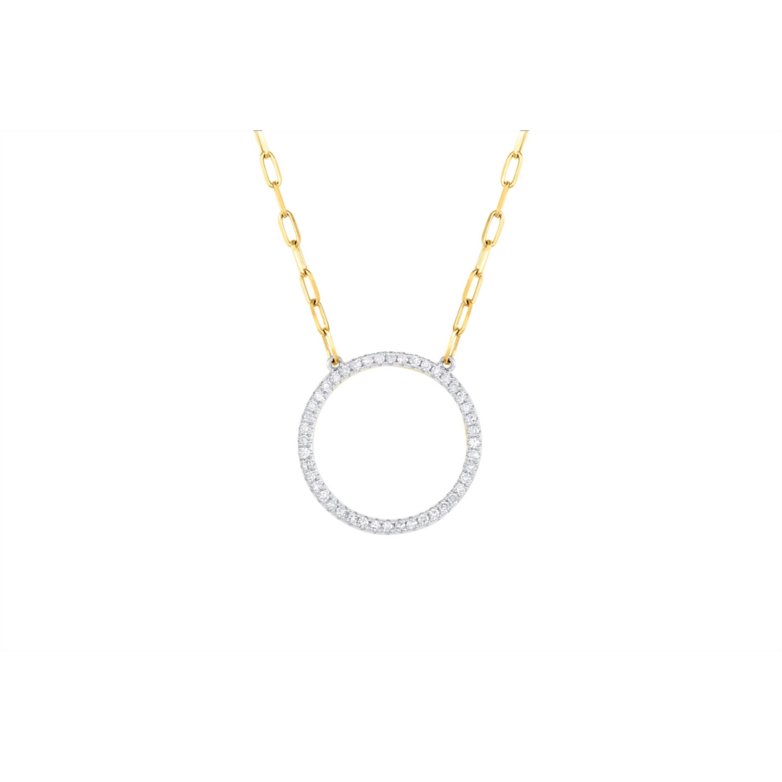 Necklaces Necklaces in Mixed Metals containing Diamond 462894