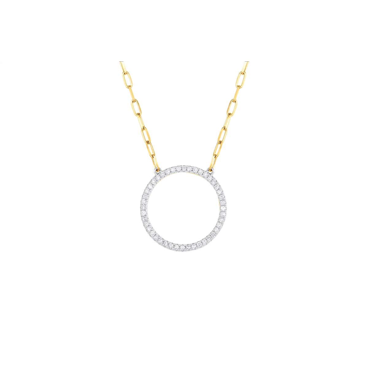 Necklaces Necklaces in Mixed Metals containing Diamond 462894