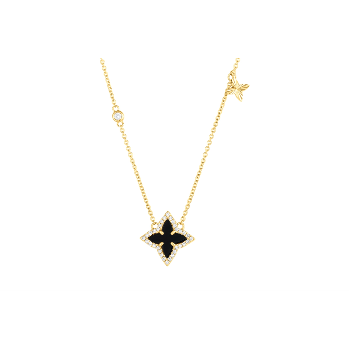 Necklaces Necklaces in Yellow Gold containing Black onyx, Multi-gemstone, Diamond 462899