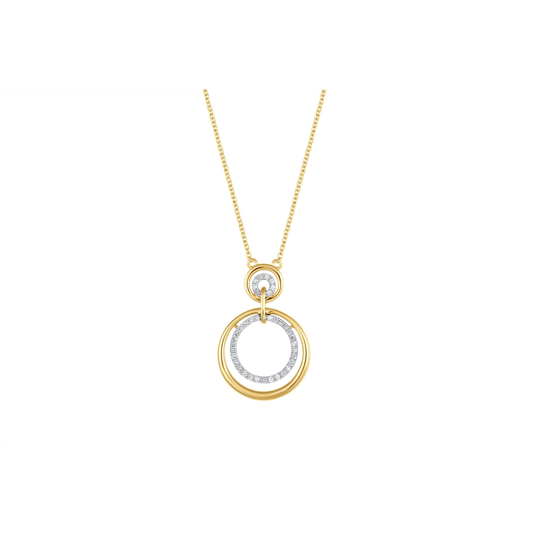 Necklaces Necklaces in Mixed Metals containing Diamond 462910