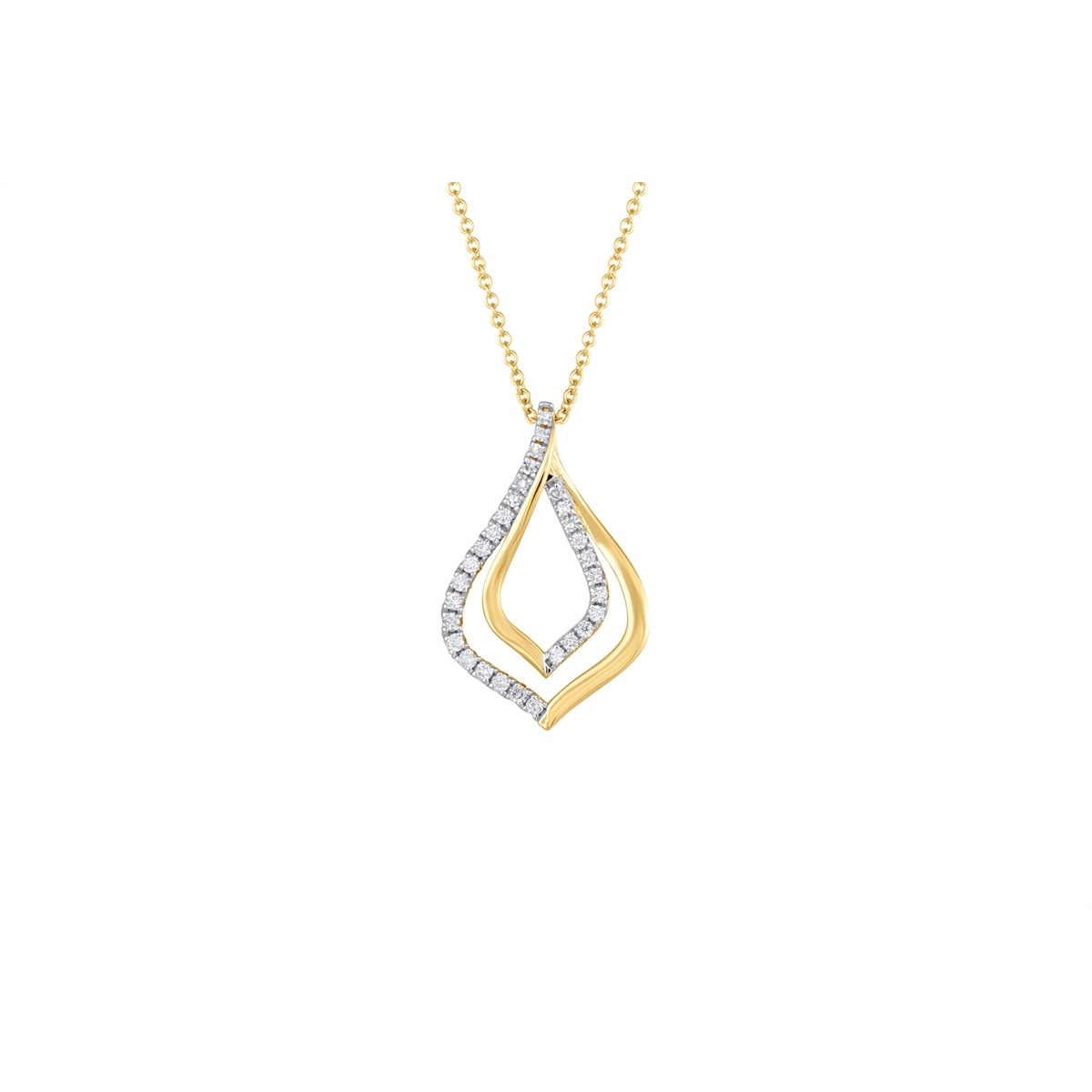 Necklaces Necklaces in Mixed Metals containing Diamond 462912