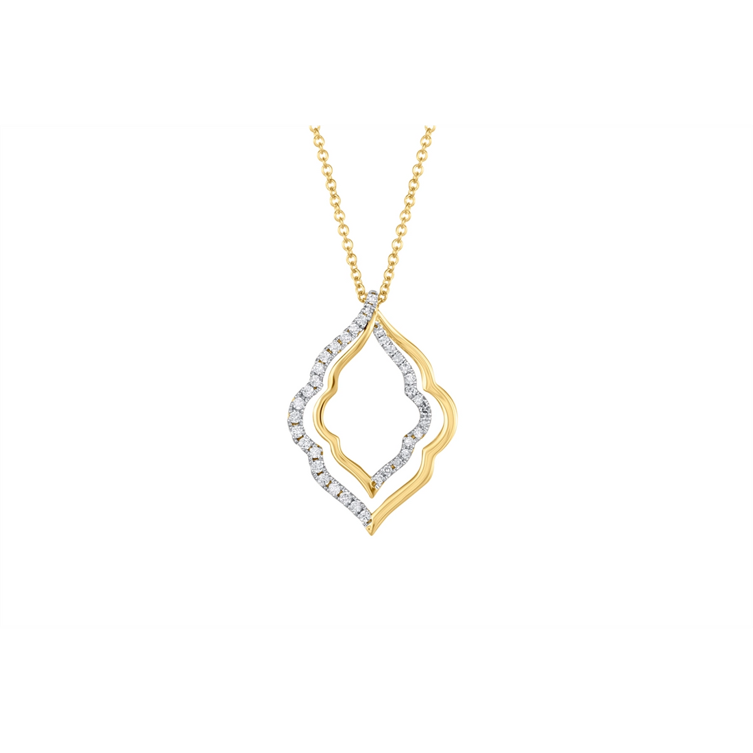 Necklaces Necklaces in Mixed Metals containing Diamond 462913