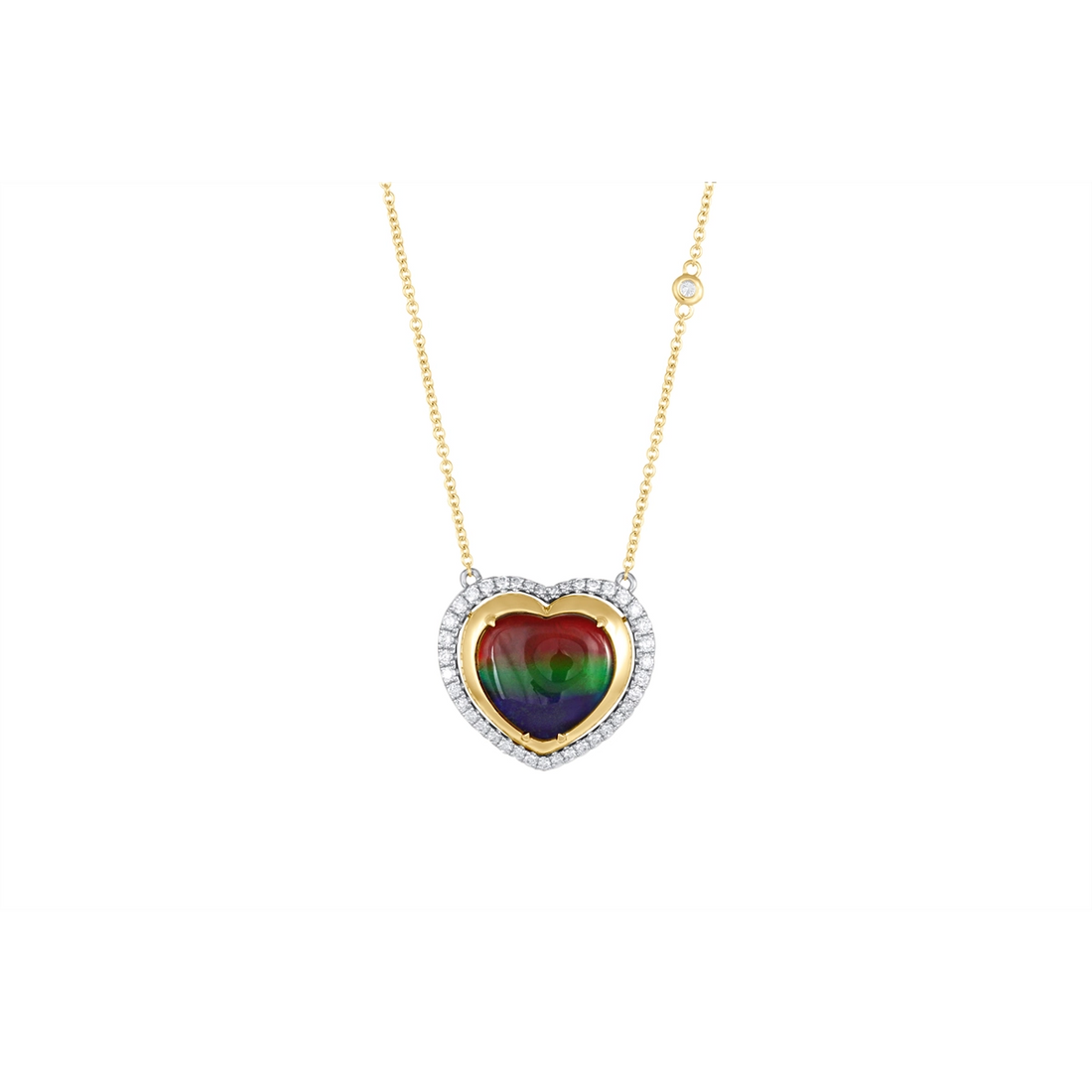 Necklaces Necklaces in Mixed Metals containing Other, Multi-gemstone, Diamond 462917