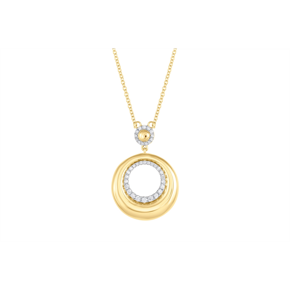 Necklaces Necklaces in Mixed Metals containing Diamond 462921