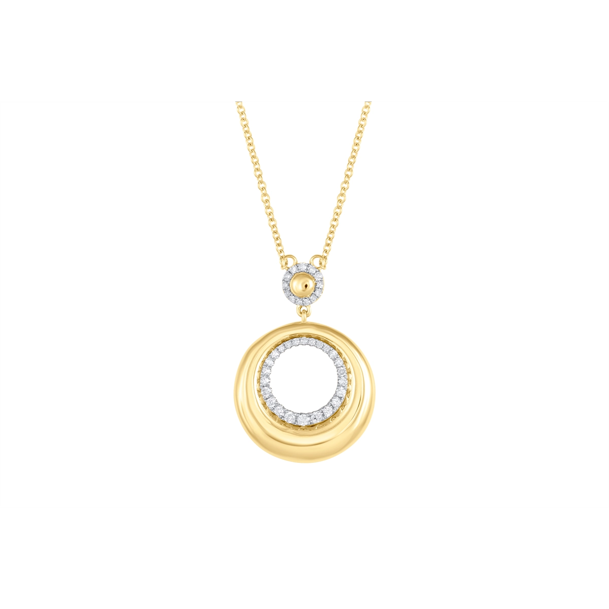 Necklaces Necklaces in Mixed Metals containing Diamond 462921
