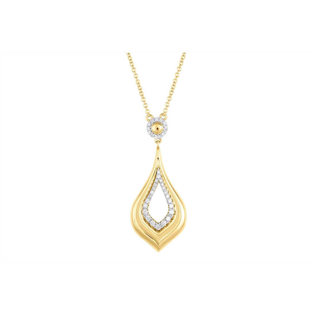 Necklaces Necklaces in Mixed Metals containing Diamond 462925