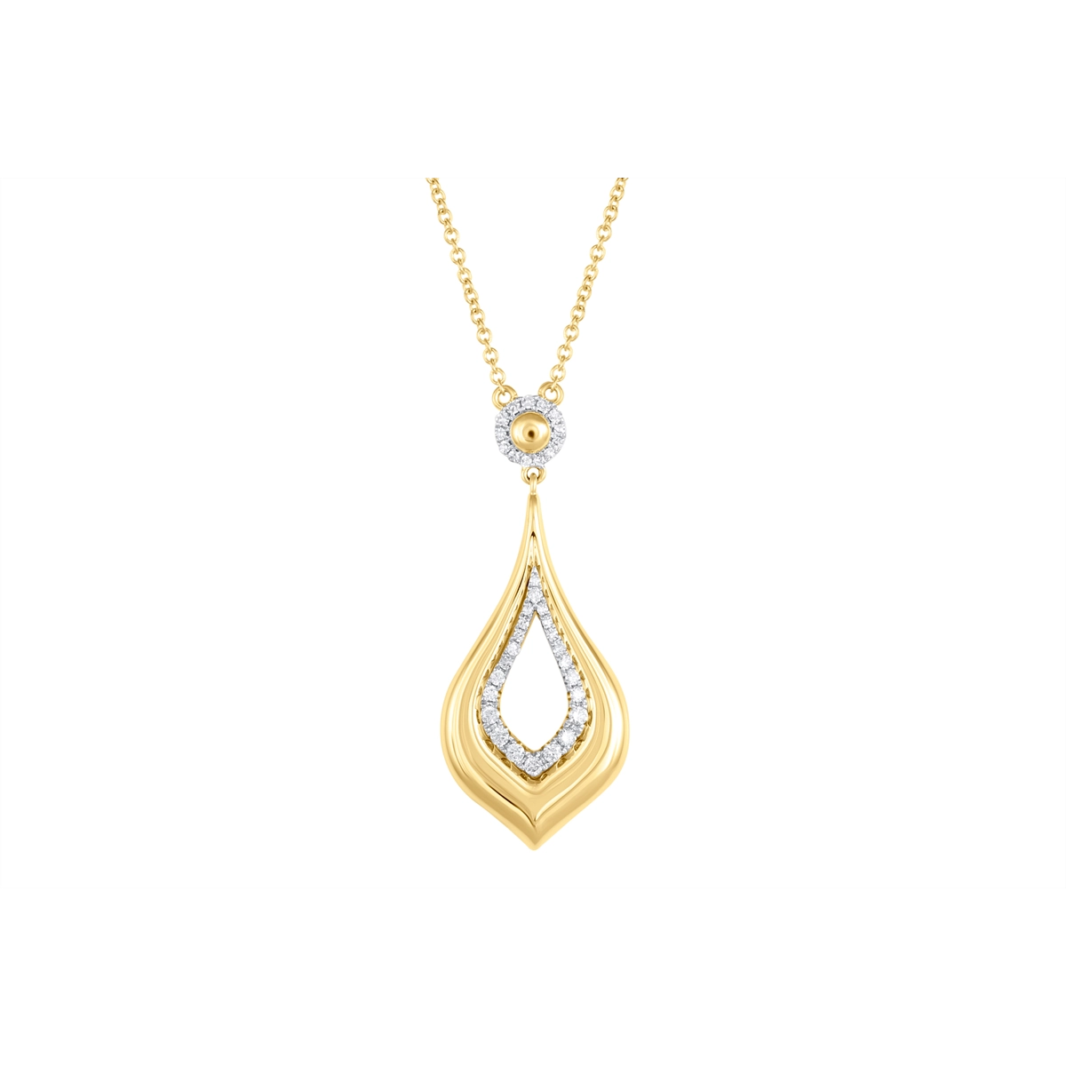 Necklaces Necklaces in Mixed Metals containing Diamond 462925