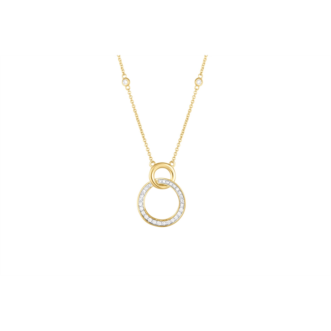 Necklaces Necklaces in Mixed Metals containing Diamond 462929
