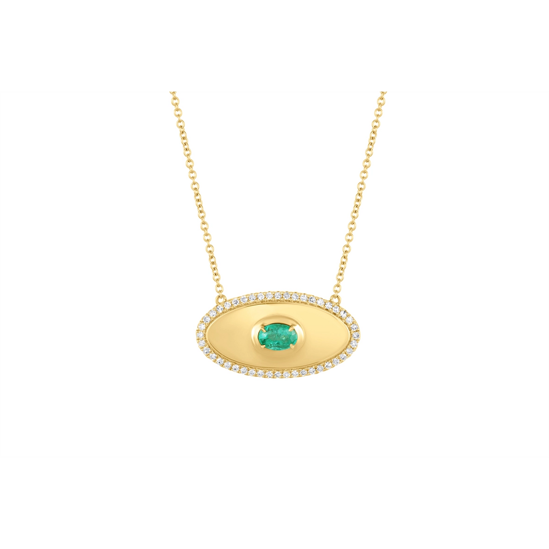Necklaces Necklaces in Yellow Gold containing Multi-gemstone, Diamond, Emerald 462931