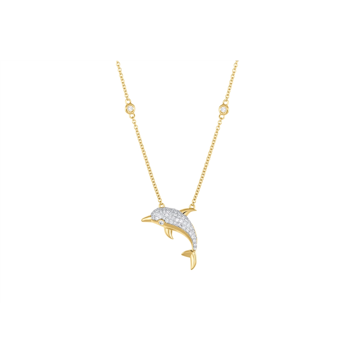 Necklaces Necklaces in Yellow Gold containing Diamond 462938