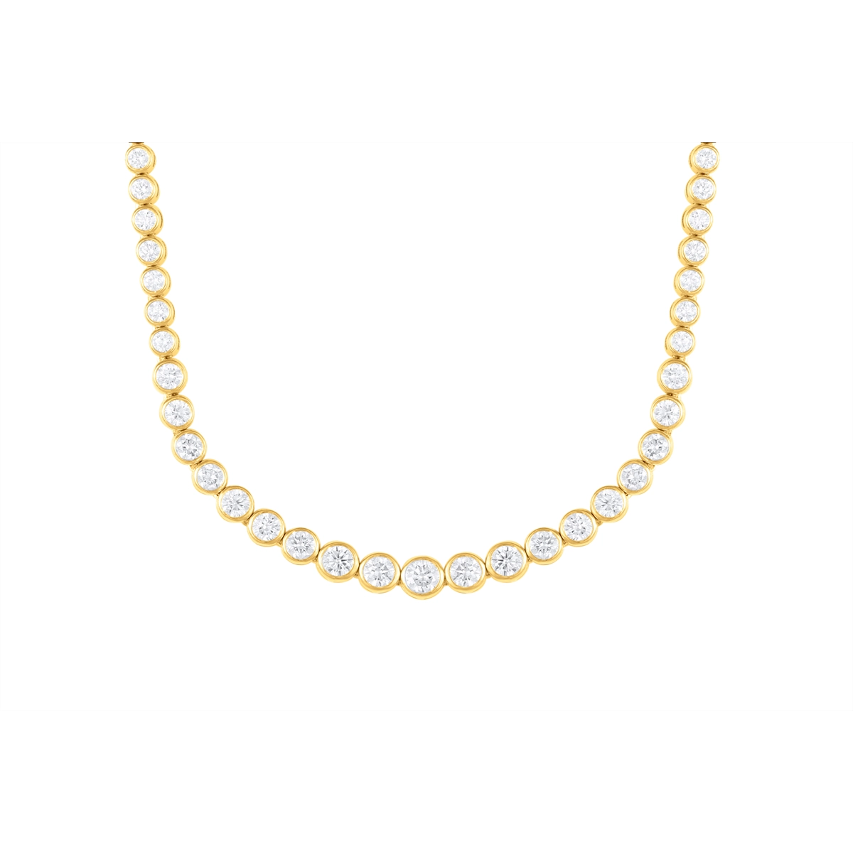 Necklaces Necklaces in Yellow Gold containing Diamond 462947