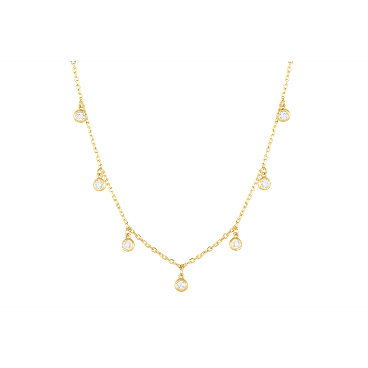 Necklaces Necklaces in Yellow Gold containing Diamond 462949