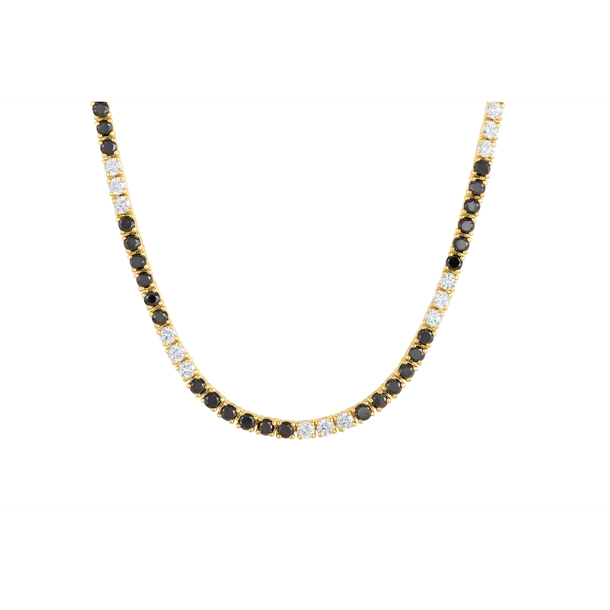 Necklaces Necklaces in Yellow Gold containing Black diamond, Multi-gemstone, Diamond 462958