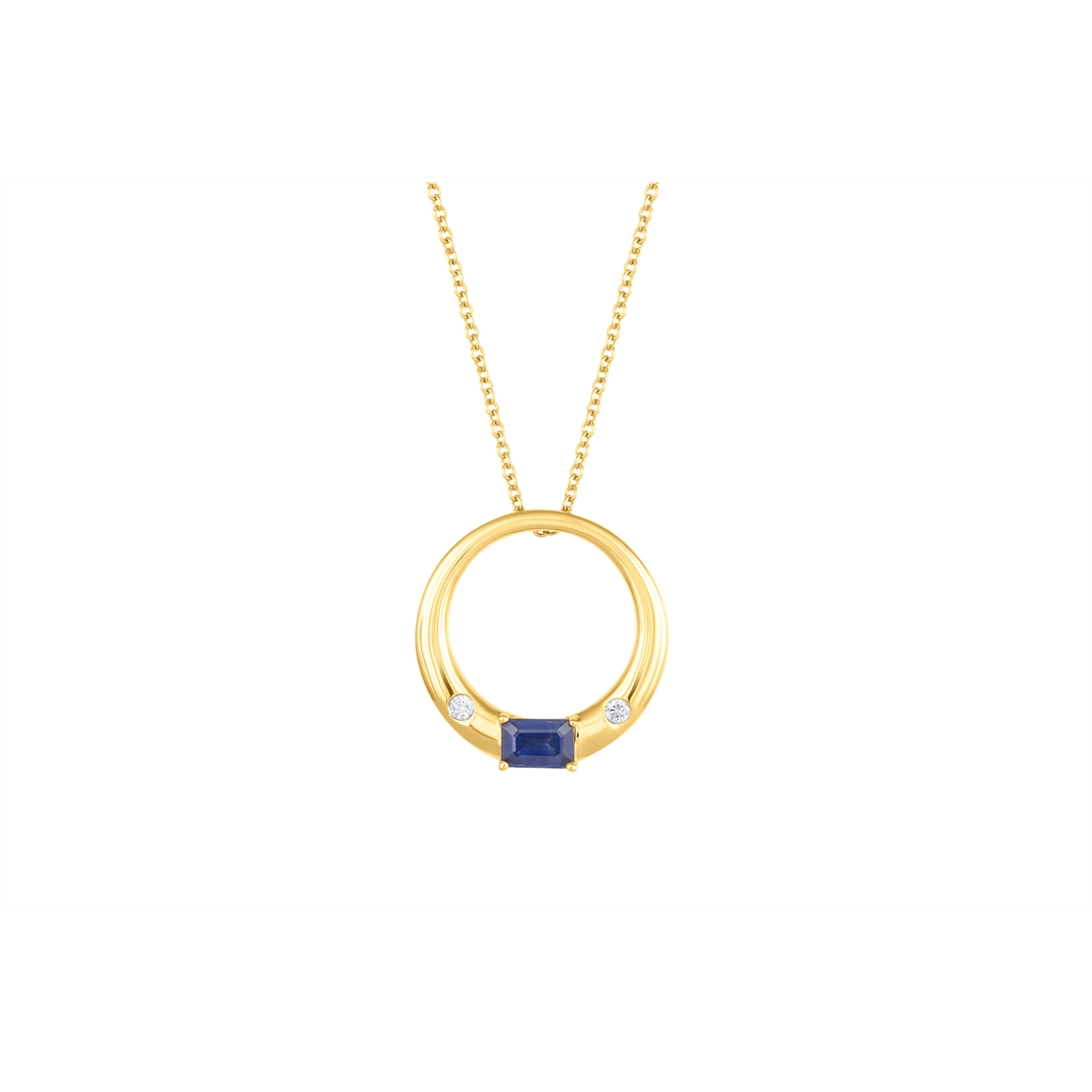 Necklaces Necklaces in Yellow Gold containing Multi-gemstone, Diamond, Sapphire 462962