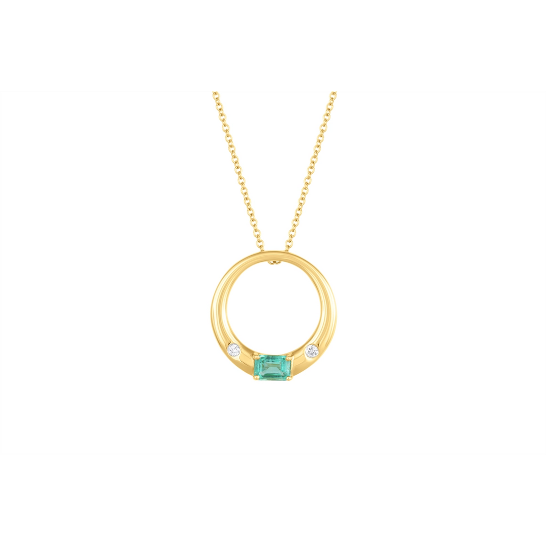 Necklaces Necklaces in Yellow Gold containing Multi-gemstone, Diamond, Emerald 462963
