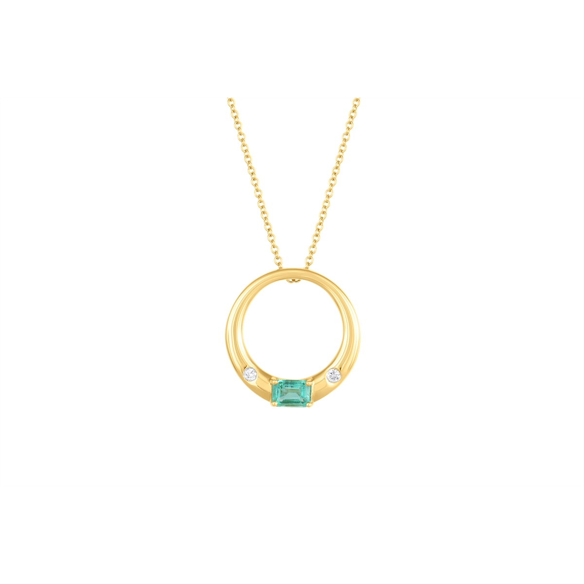 Necklaces Necklaces in Yellow Gold containing Multi-gemstone, Diamond, Emerald 462963
