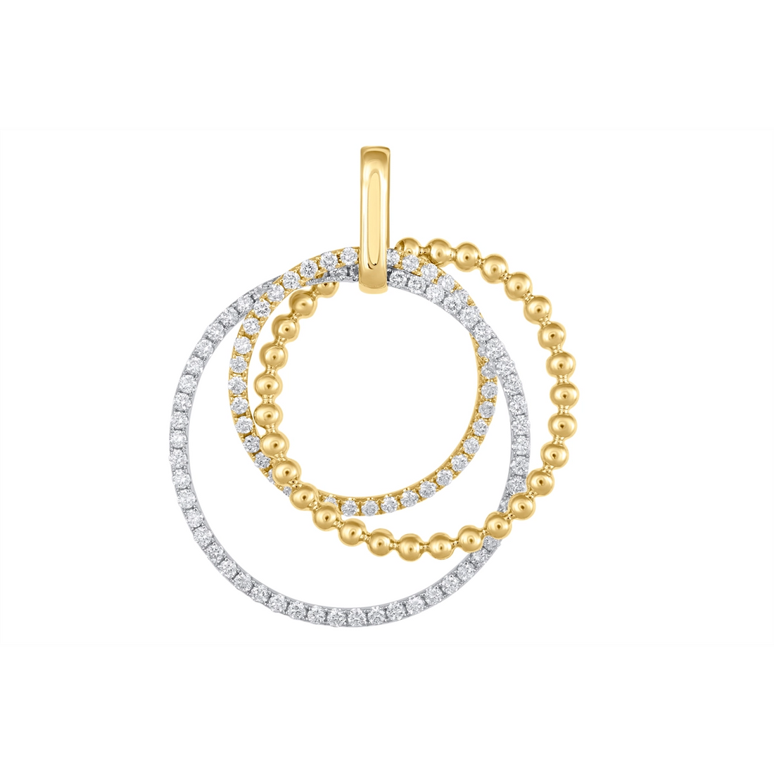 Pendants Pendants in Mixed Metals containing Diamond 462966