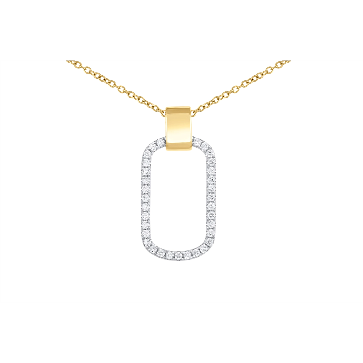 Pendants Pendants in Mixed Metals containing Diamond 462971