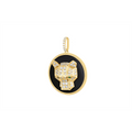 Pendants Pendants in Yellow Gold containing Black onyx, Other, Multi-gemstone, Diamond 462974