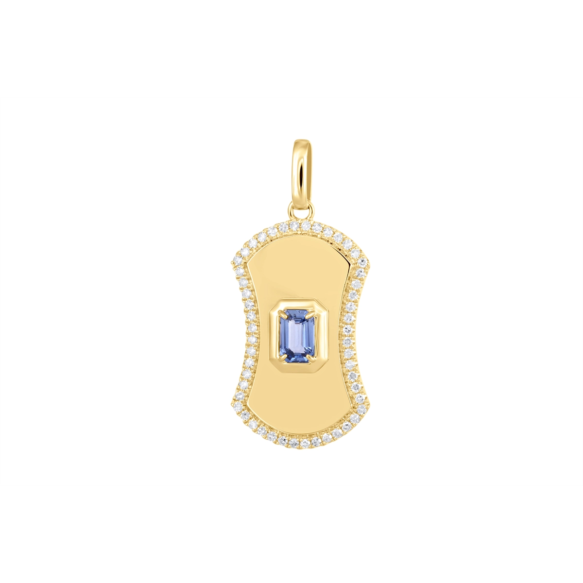 Pendants Pendants in Yellow Gold containing Multi-gemstone, Diamond, Sapphire 462985