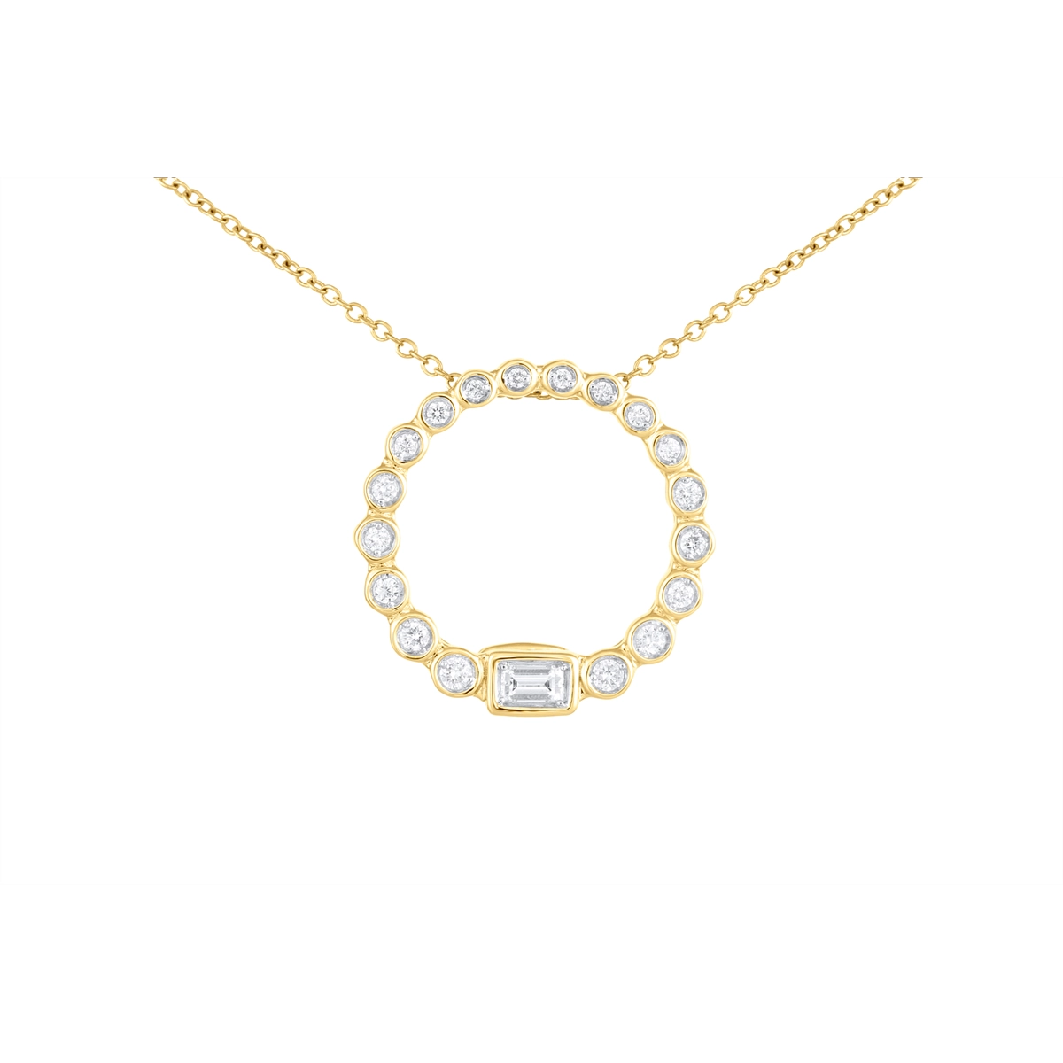 Pendants Pendants in Yellow Gold containing Diamond 462990