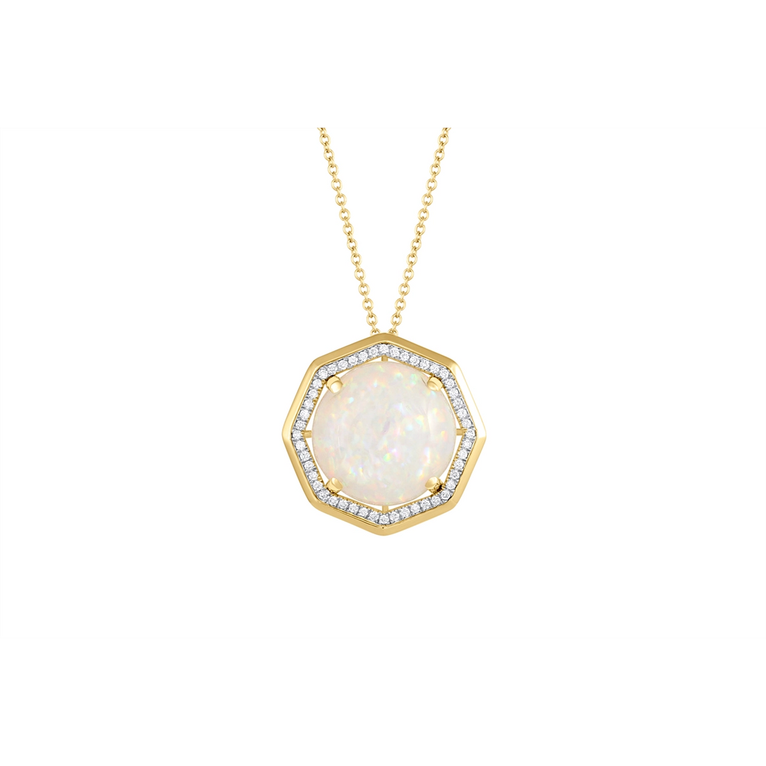 Necklaces Necklaces in Mixed Metals containing Opal, Multi-gemstone, Diamond 462997