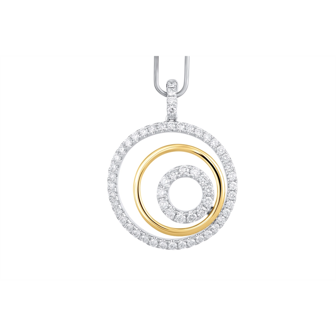 Pendants Pendants in Mixed Metals containing Diamond 463000