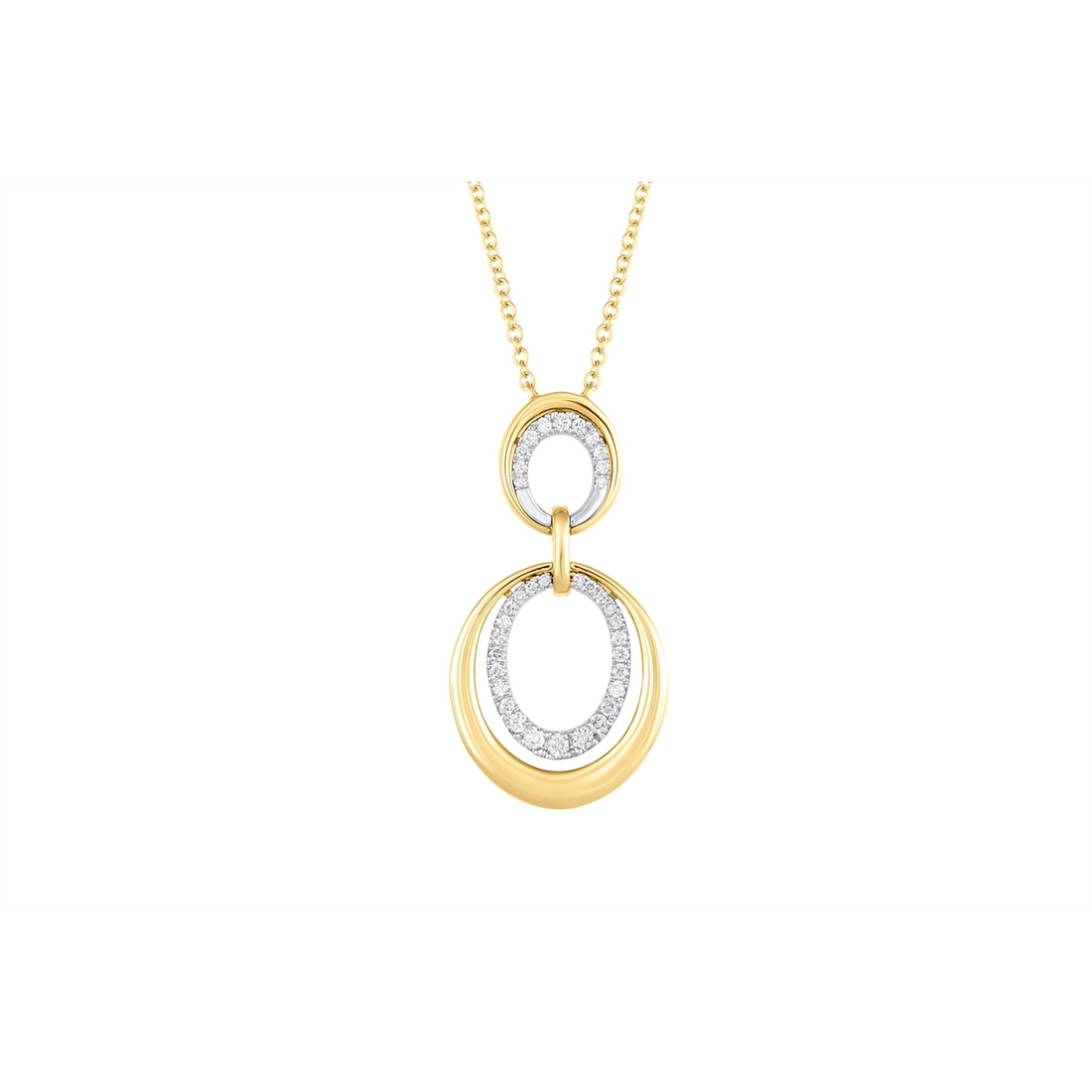 Necklaces Necklaces in Platinum/Palladium containing Diamond 463010