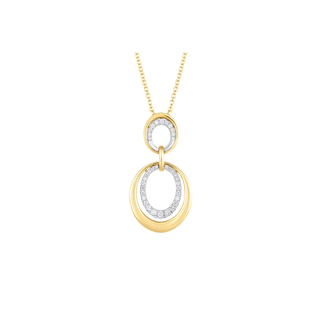 Necklaces Necklaces in Platinum/Palladium containing Diamond 463010