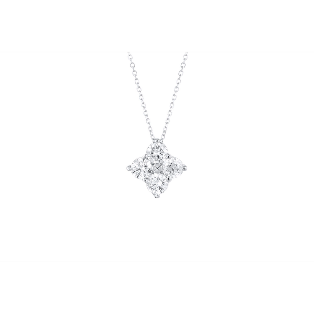 Necklaces Necklaces in Platinum/Palladium containing Diamond 463016