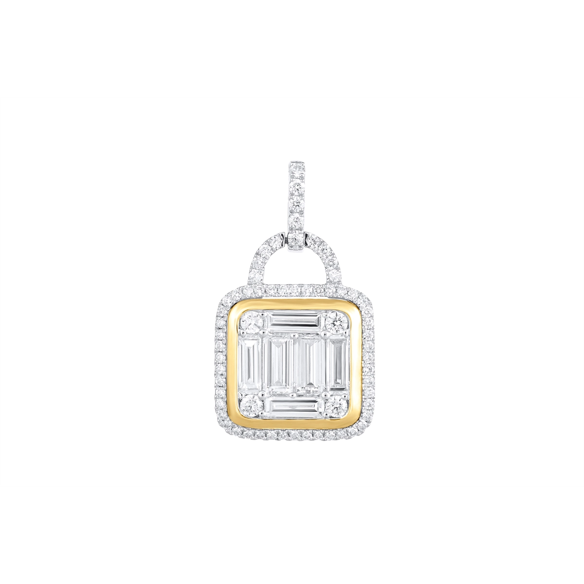 Pendants Pendants in Platinum/Palladium containing Diamond 463019
