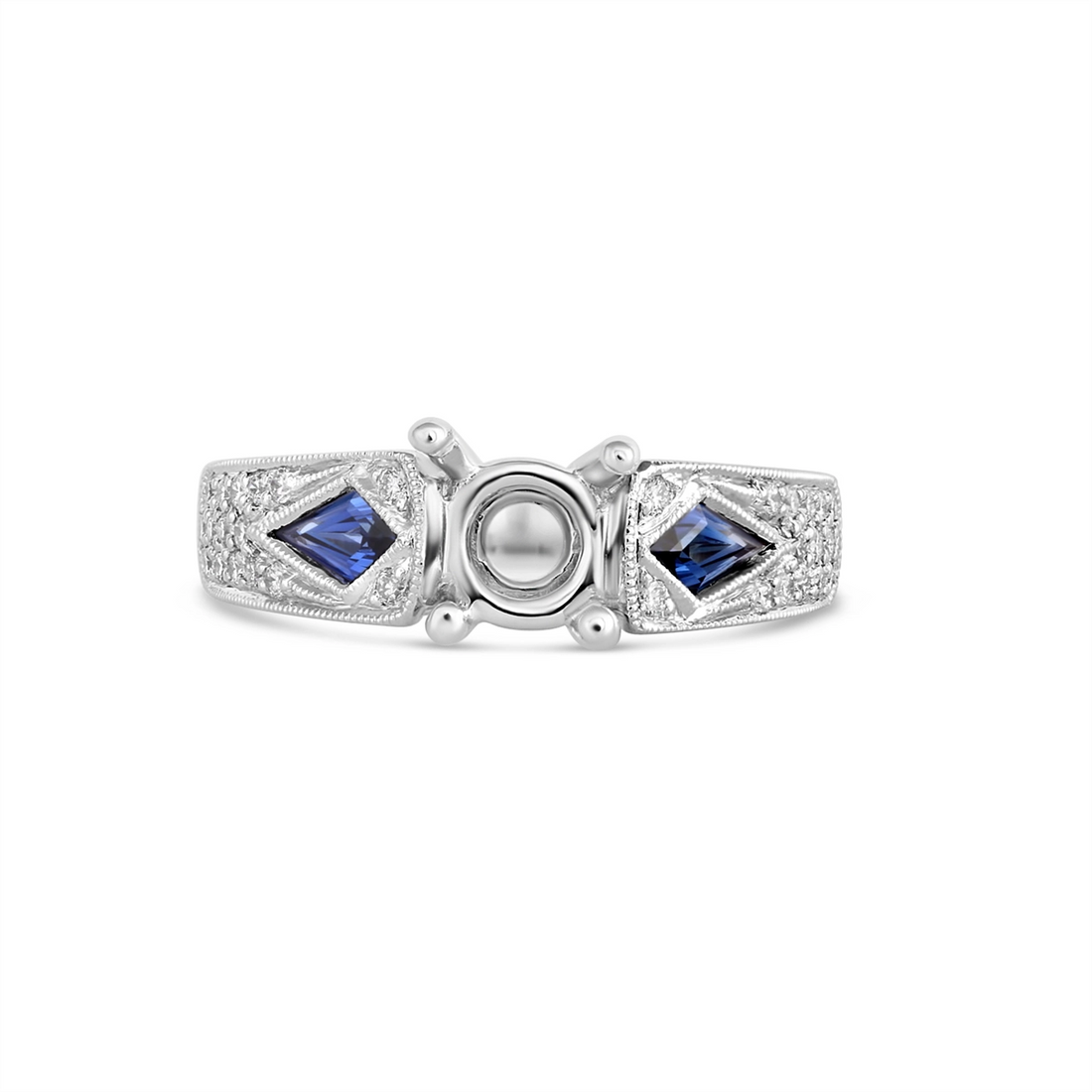 Other Engagement Rings in White Gold containing Multi-gemstone, Diamond, Sapphire 463043