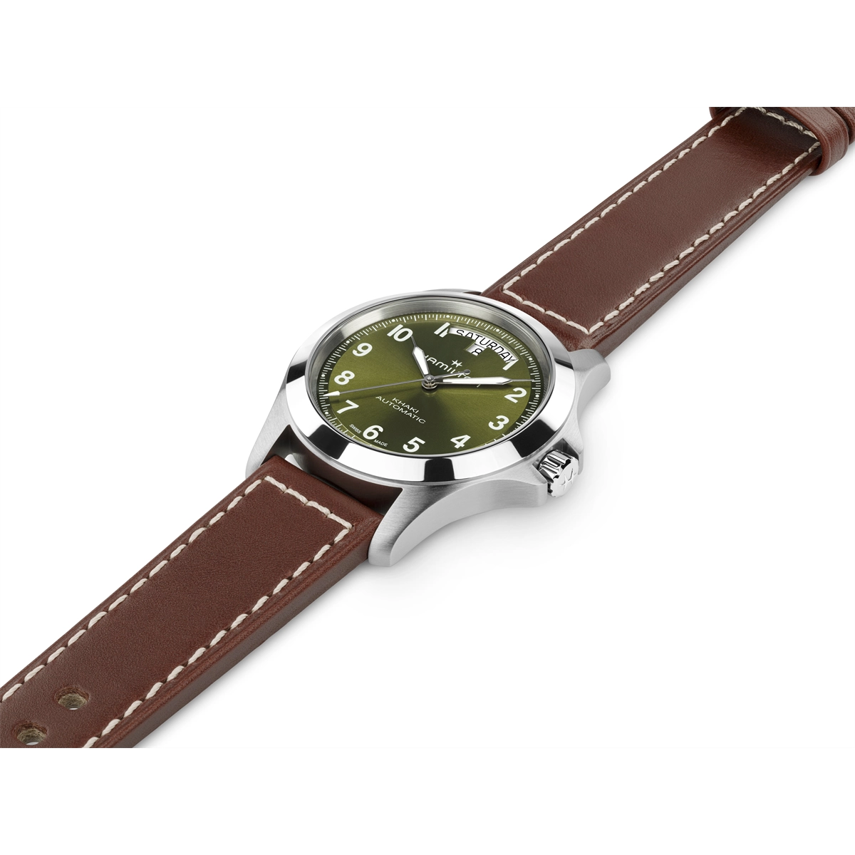 Hamilton Khaki Field King Day-Date 40mm Green Dial – Meierotto