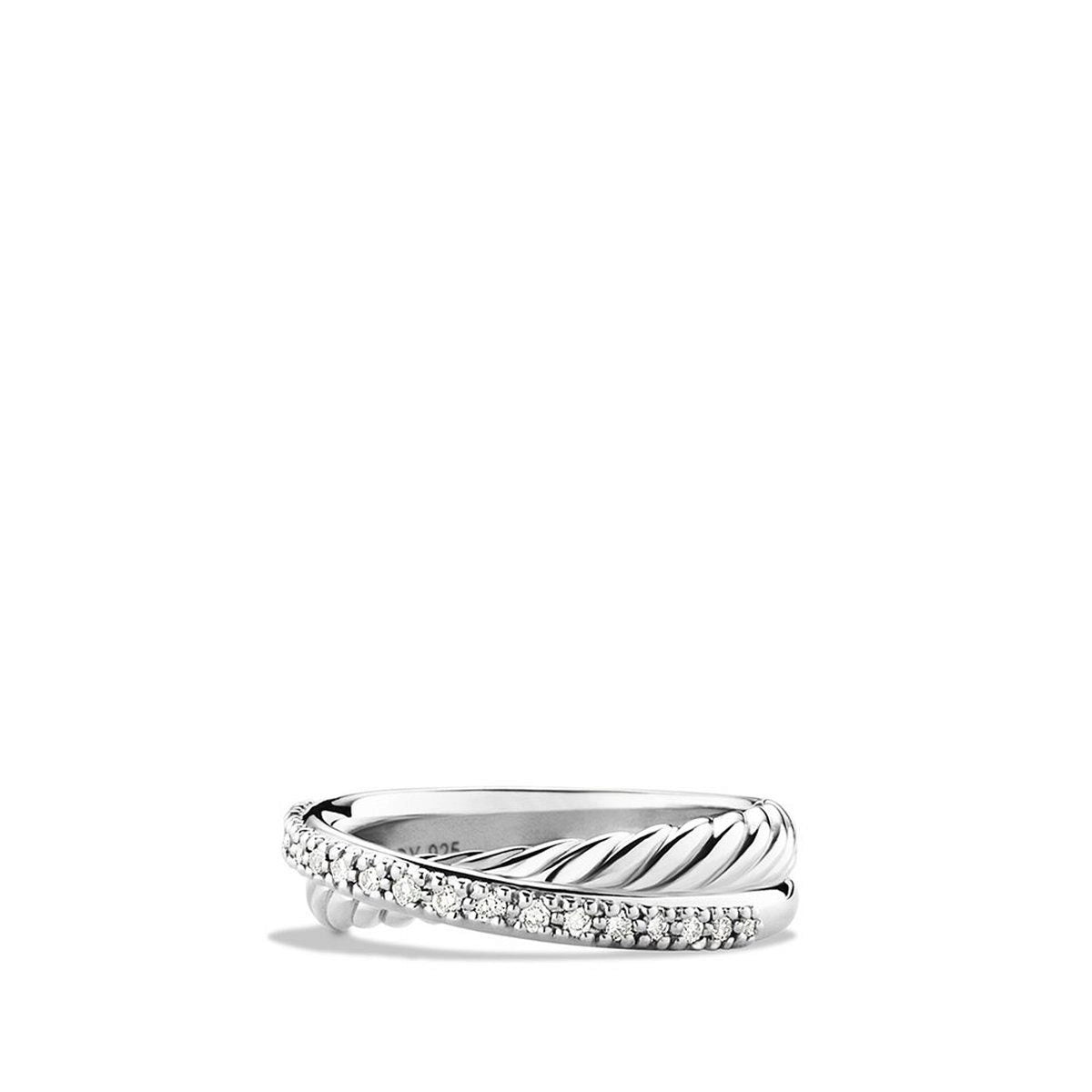David Yurman Rings in Silver containing Diamond R06565SSADI7