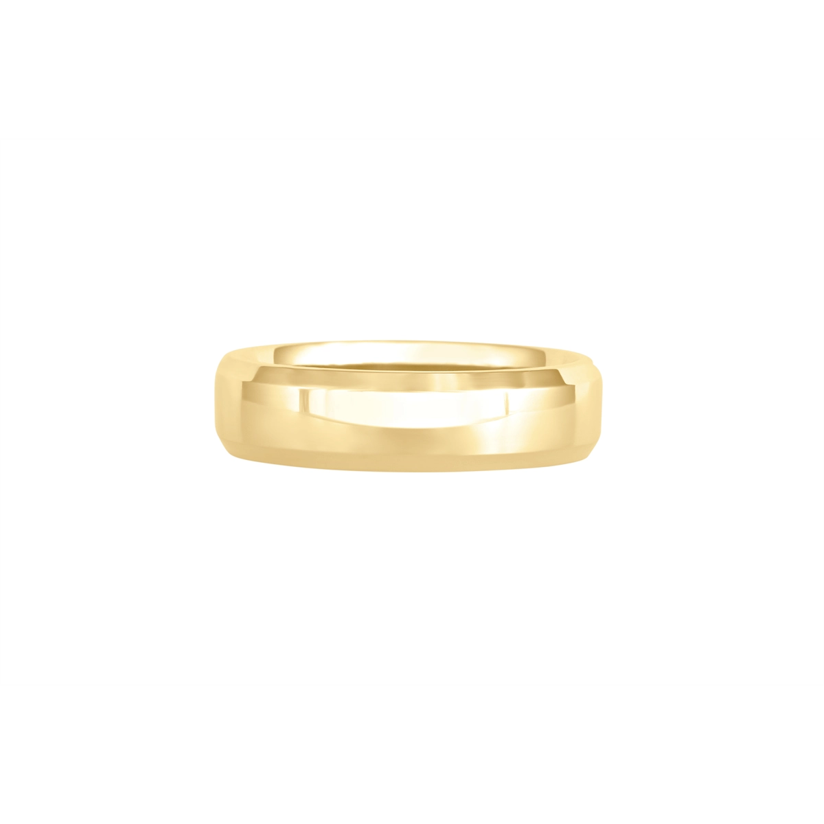 Mens Bands Wedding Rings in Yellow Gold IRBV10:1145:P:HP