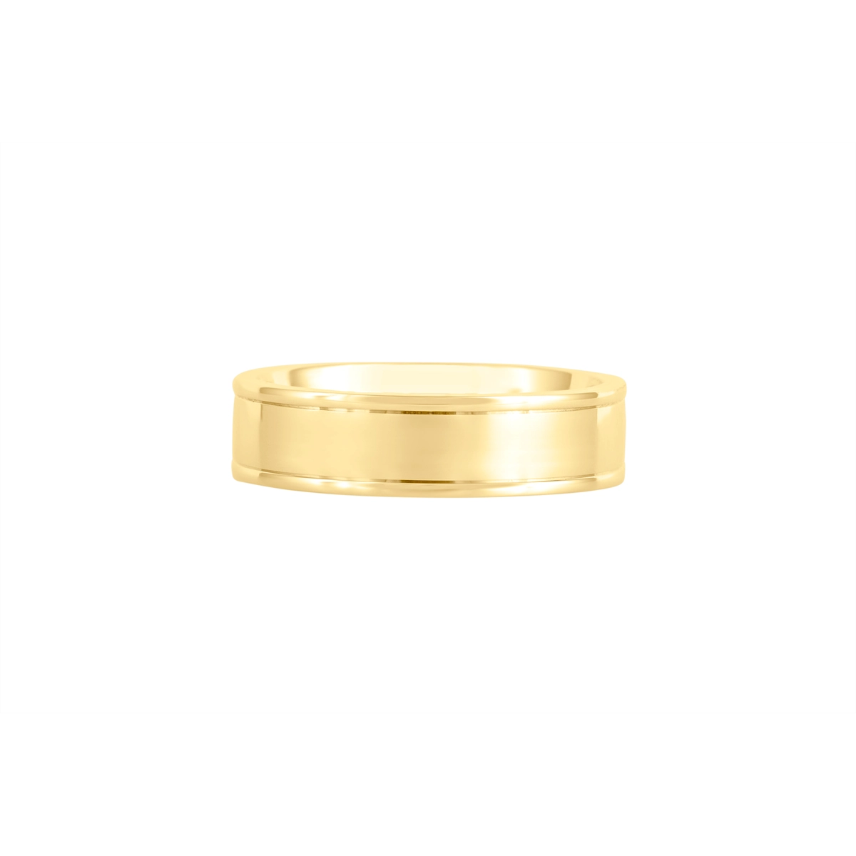 Mens Bands Wedding Rings in Yellow Gold GRE10:6000:P:HP
