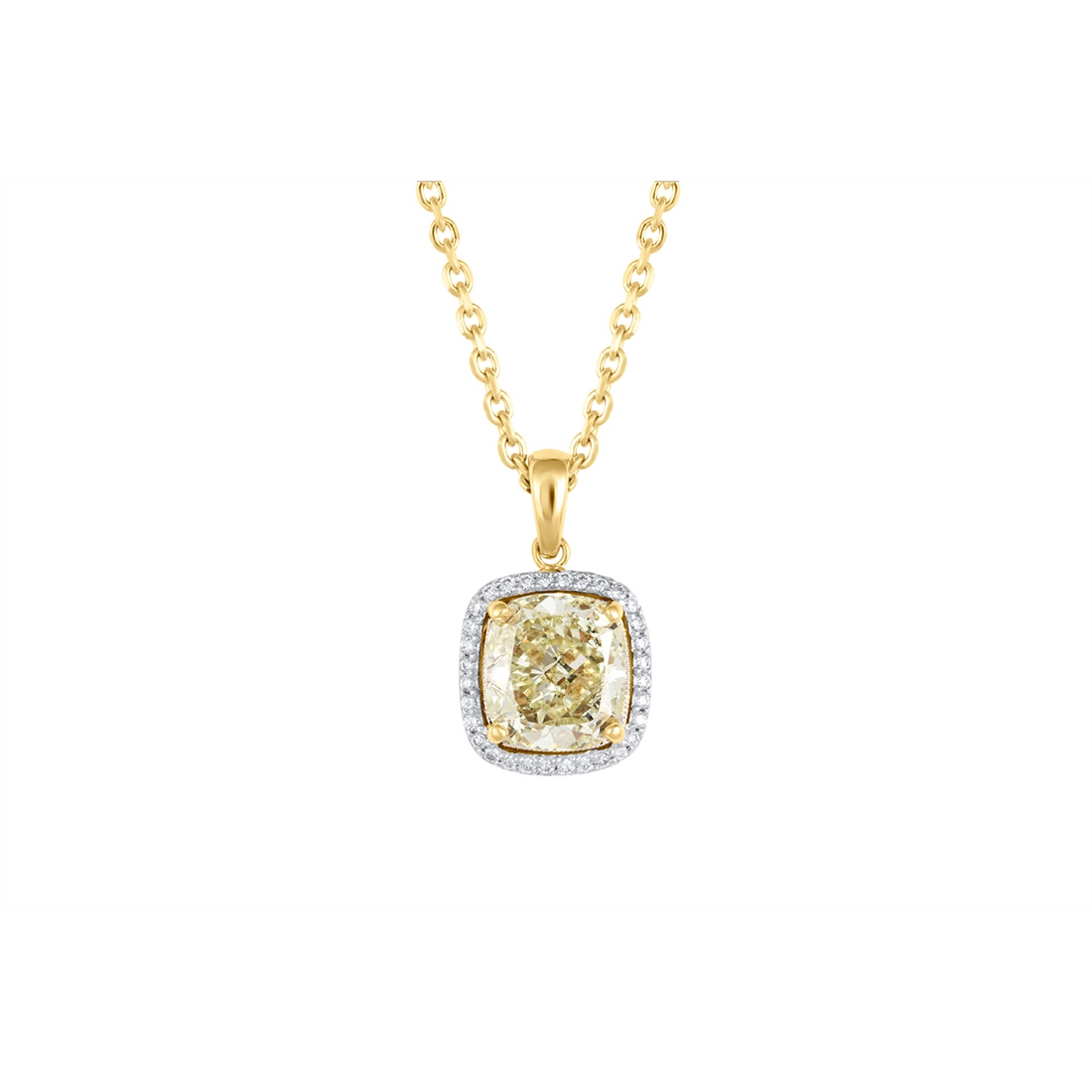 Necklaces Pendants in Mixed Metals containing Diamond PENDCUFLY-D20201