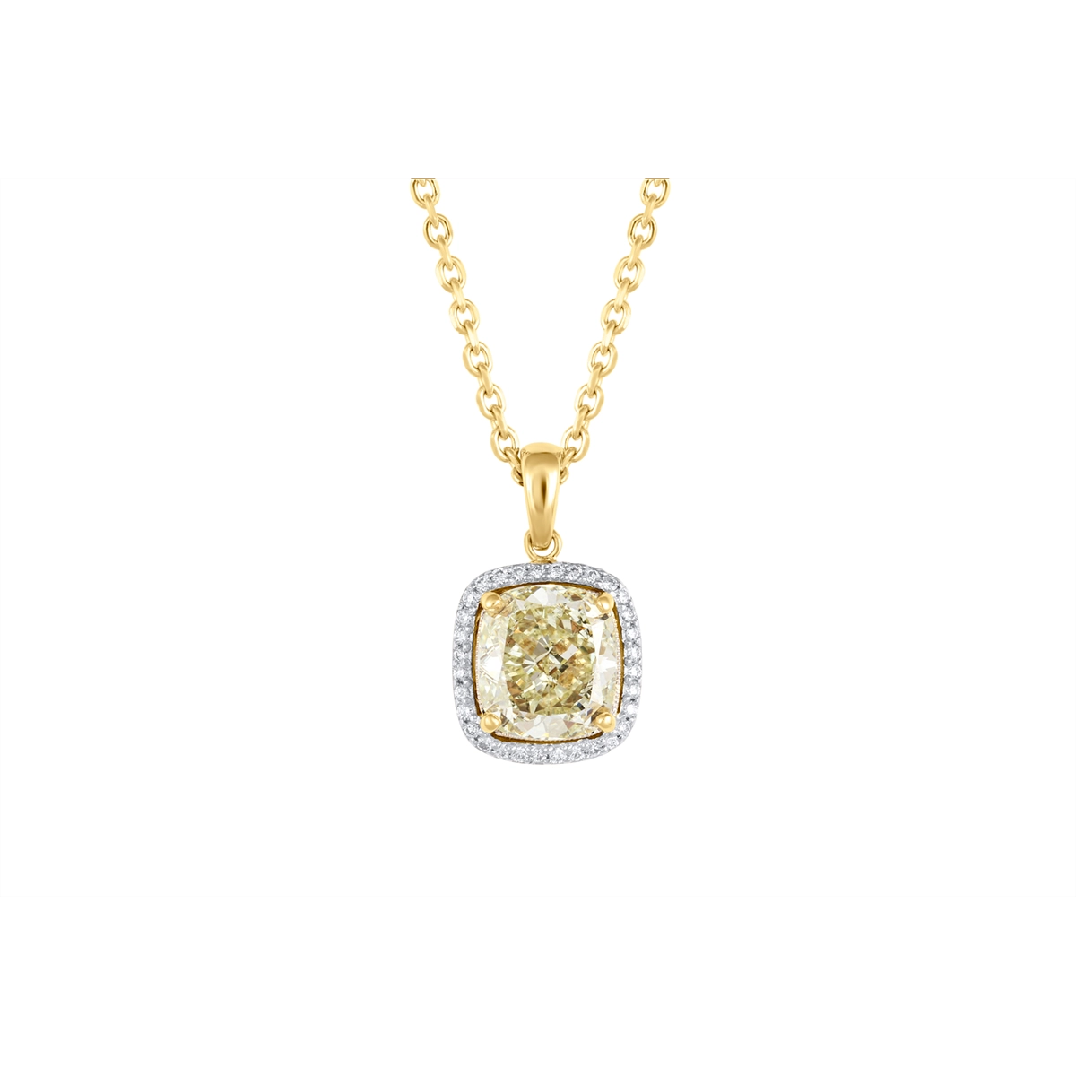 Necklaces Pendants in Mixed Metals containing Diamond PENDCUFLY-D20201