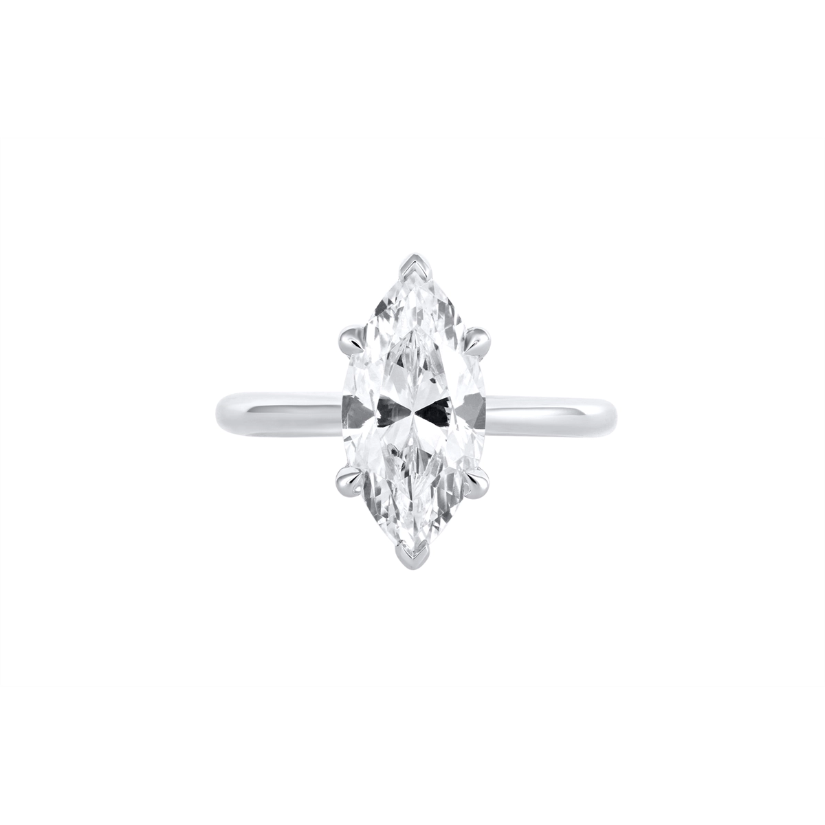 Tacori Engagement Rings in Platinum/Palladium containing Diamond HT 2580 MQ 14X7