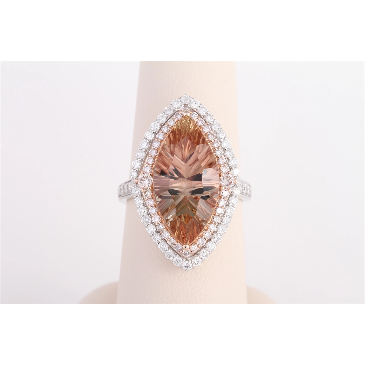 Rings Engagement Rings in White Gold containing Other, Multi-gemstone, Diamond 463255