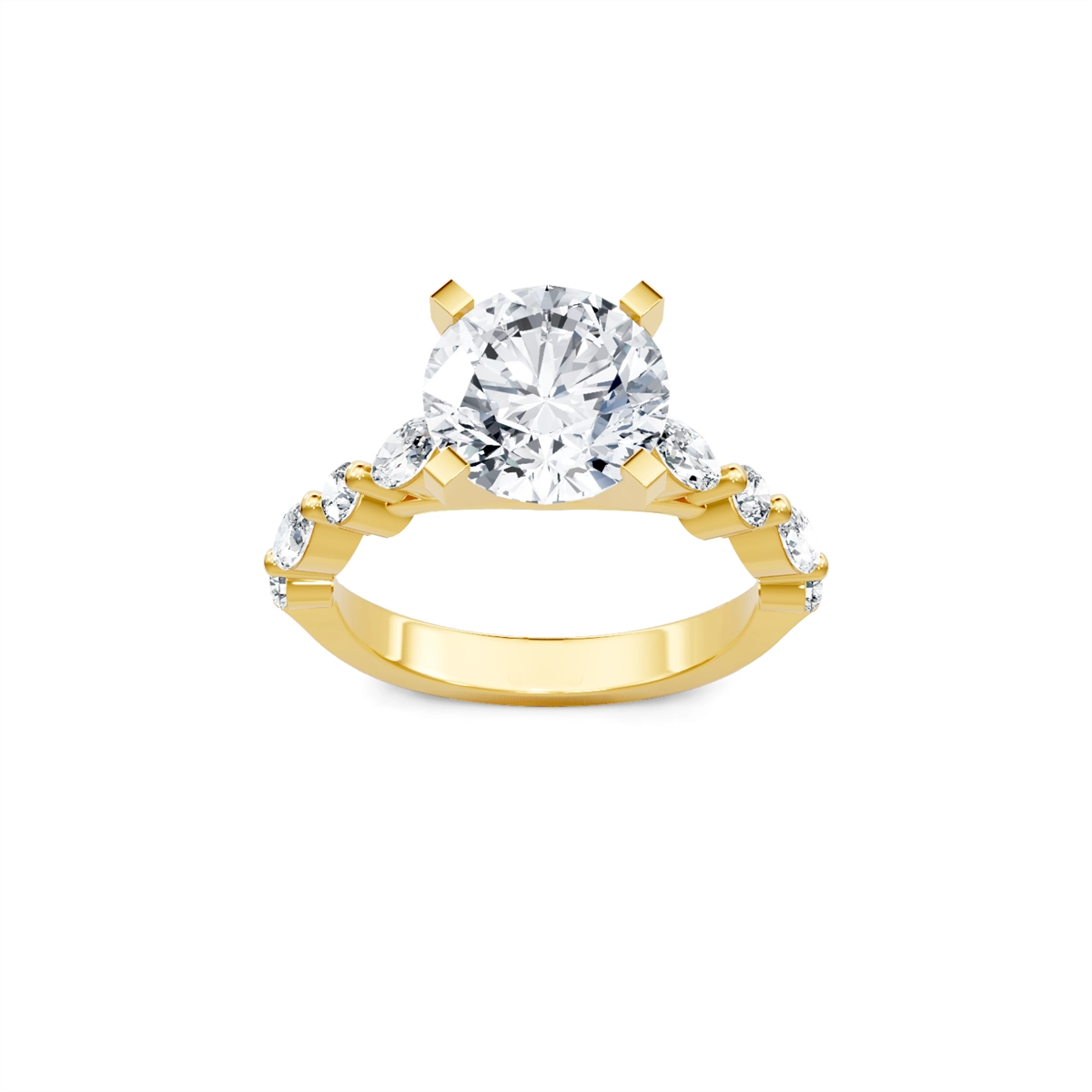 Engagement Collections Engagement Rings in Yellow Gold containing Diamond 463280