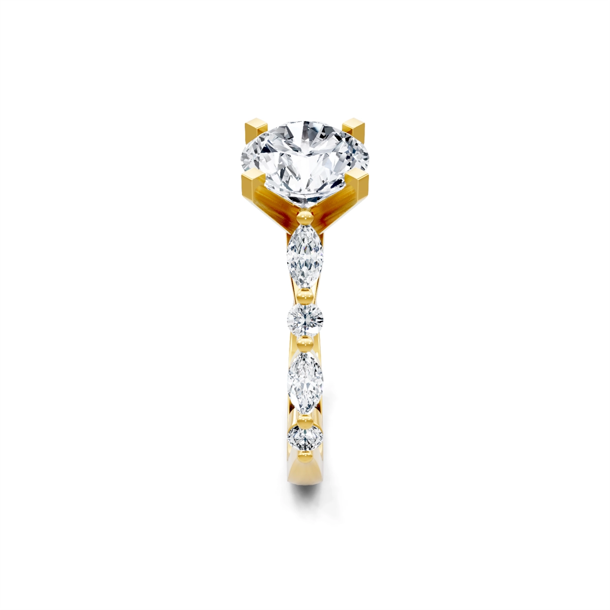 Engagement Collections Engagement Rings in Yellow Gold containing Diamond 463280